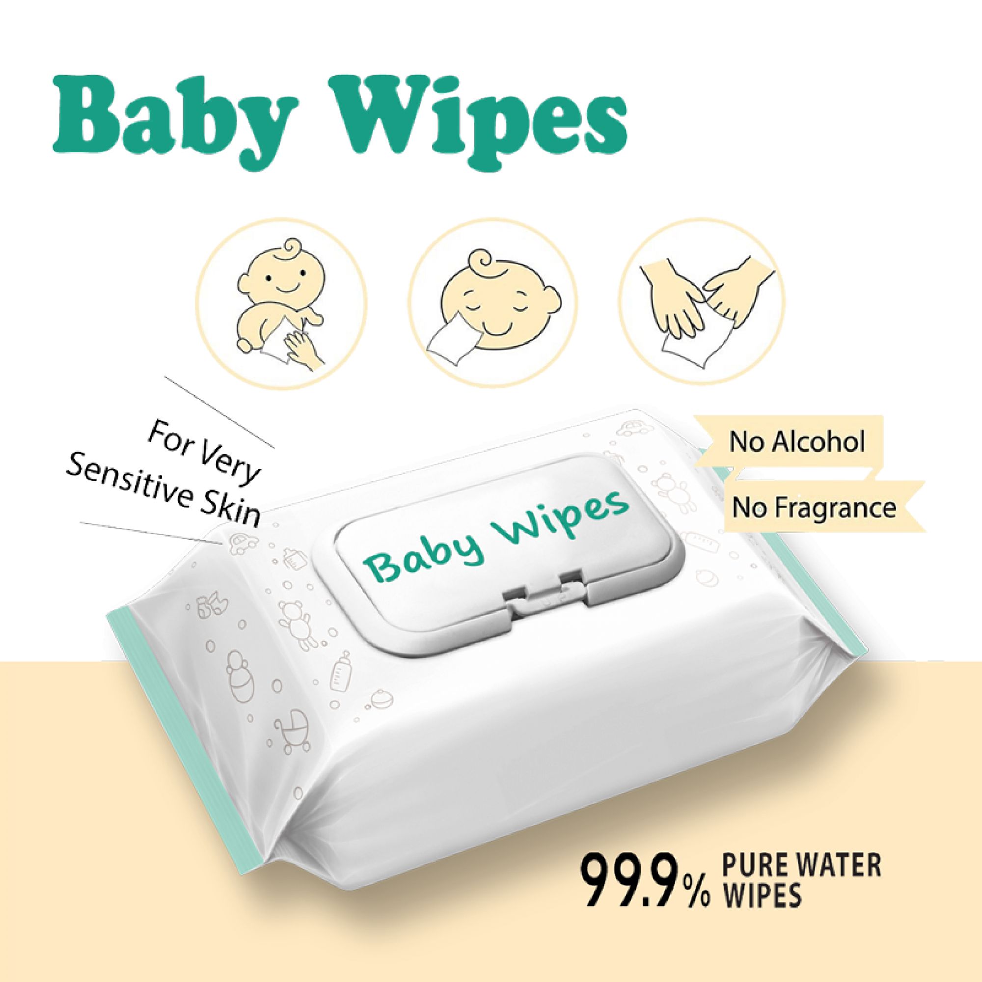 Gia công khăn ướt Em bé - OEM Baby Wipes